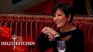 Kris Jenner & Dita Von Teese Dine At Hell's Kitchen