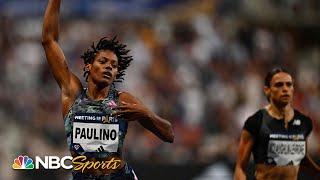 Sydney McLaughlin-Levrone's 400m personal best upended by Paulino's Paris meet record | NBC Sports