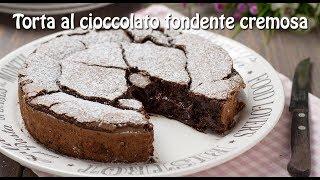 TORTA AL CIOCCOLATO FONDENTE CREMOSA ricetta facile | HO VOGLIA DI DOLCE