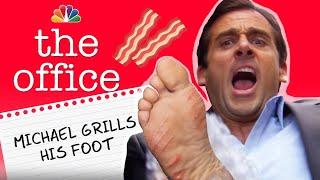 Michael Grills His Foot - The Office