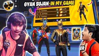 GYAN SUJAN IN MY GAME I SAVE GYAN BHAI RANKED? 15 KILLS - GARENA FREE FIRE