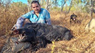 Catching My Brother a BIRTHDAY BOAR!!!!