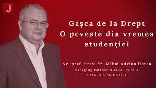 Mihai Adrian Hotca: Gașca de la Drept. O poveste din vremea studenției