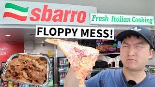 Why SBARRO is Failing! FLOPPY and GREASY Pizza at Declining Chain