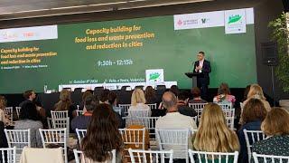 Arash Derambarsh Conference au CEMAS à Valencia en Espagne : food waste and food loss