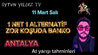 10 Mart Salı Antalya At yarışı tahminleri 2025