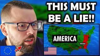 European Reacts: US States Are Bigger Than Countries?!