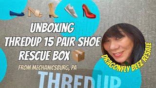 AWESOME UNBOXING!! ThredUP 15 pair Shoe Rescue Box 