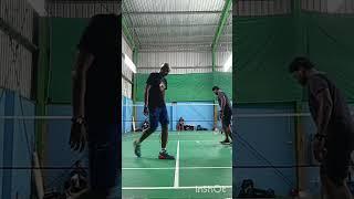 Badminton doubles game #youtube #badminton #ytshots #athlete #ytshortsvideo #trending #viralvide