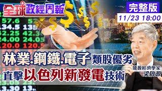 【全球政經周報】林業.紙業類股飆漲背後!有森林就有碳權? 2類地雷股小心!投資電子零組件股票怎挑? AI資料中心自己發電?直擊以色列新技術20241123 @中天財經頻道CtiFinance