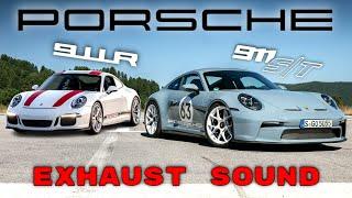 Porsche 911 992 S/T vs 991 911 R Exhaust Sound