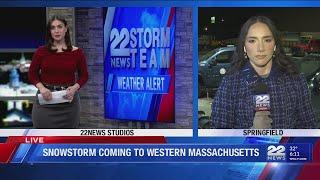 Snowstorm coming to Western Massachusetts