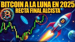 BITCOIN 2025 A LA LUNA EN LA RECTA FINAL ALCISTA  | PRONOSTICO BITCOIN HOY ESPAÑOL