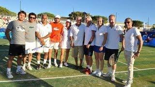 Great Tennis Entertainment by Henri Leconte and Cedric Pioline in St. Tropez, France