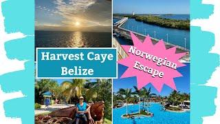 Norwegian Escape Cruise Harvest Caye Belize