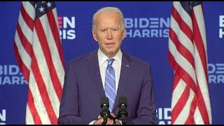 Joe Biden conteste la revendication de victoire faite par Donald Trump