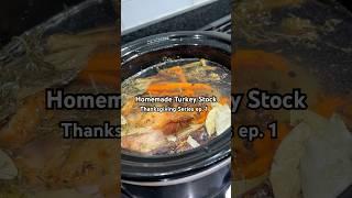 Thanksgiving series ep. 1: homemade turkey stock #shorts #thanksgiving #easyrecipe