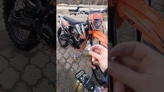 Масло на Progasi Инжектор Hardcore 450 EFI #motorcycle #zongshen #enduro #progasihard450EFI #progasi