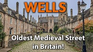 England's Smallest City - WELLS - Has the Oldest Medieval Street in Europe!