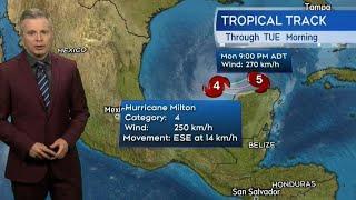 Hurricane Milton forecasted to strengthen to Category 5 storm