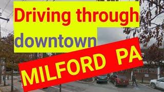 MILFORD PA downtown [4k]