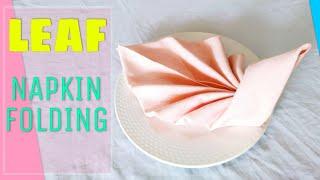 LEAF NAPKIN FOLDING