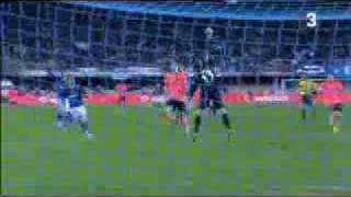 Ibrahimovic Goal (Xerez - Barcelona 02-12-09)