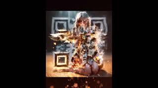 QR Code turn Into Angel QR Code Art 𓆩𓆪