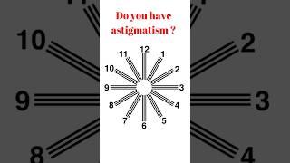 How to Test For Astigmatism (At Home) #vision