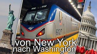 Eisenbahn in den USA  | Amtrak von New York nach Washington