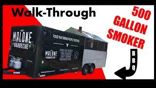 BBQ Food Truck / Trailer Walkthrough - 500 Gallon!!!!