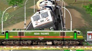 wdp4 train vs train accident indian railways