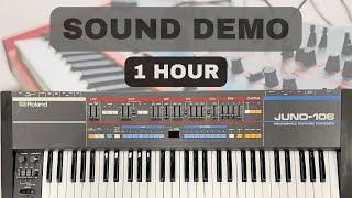 Roland Juno 106 ► Sound Demo [1 HOUR]