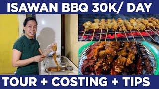 BARBEQUE O IHAW-IHAW MAGKANO BA PUHUNAN AT KITA? MANG LARRY'S ISAWAN