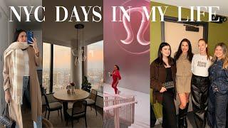 VLOG: days in my life in NYC! getting out of my comfort zone + fun friends in the city + self care