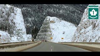 Banff, AB to Golden, BC - Trans-Canada Highway 1, Kicking Horse Pass