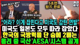 “어라? 이게 잡힌다고 미국도 감탄 연발” 미국도 일본도 모두 따라 잡았다 한국의 국방력을 단 숨에 2배는 올려 줄 국산 AESA 시스템 공개