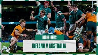 Highlights: Ireland Edge Out Australia In A Thrilling IRFU 150 Test