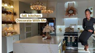 Decorate With Me Fall 2024  Kitchen Decorating Ideas for fall |