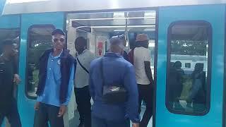 Metro rail train Pretoria CBD, the best Capital transport insfrastructure in Africa