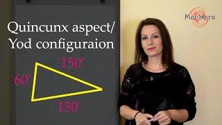 Quincunx Aspect and Yod Configuration in the Horoscope - Astrology Tutorial