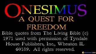 Onesimus: A Quest for Freedom gameplay (PC Game, 1992)