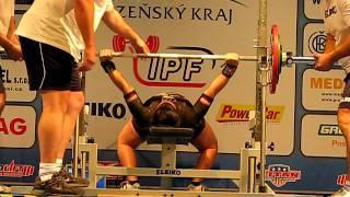 Bench 100 kg - 220.5 lbs Mary Ann Kaczor at 2011 IPF Open Worlds