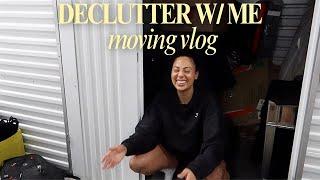 DC MOVING VLOG: flying to Los Angeles to declutter my storage unit...