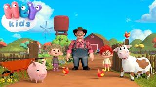 Op De Boerderij  Boerderijdieren  Peuterliedjes Nederlands | HeyKids - Kinderfilmpjes