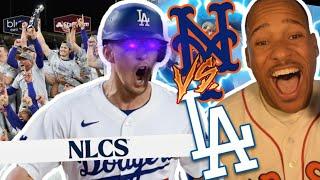 THE STAGE IS SET! || METS VS DODGERS NLCS GAME 6 FAN REACTION