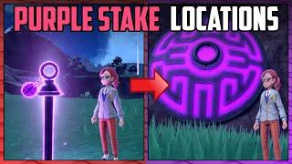 All Purple Stake Locations - Pokémon Scarlet & Violet (Unlock Legendary Battle!)