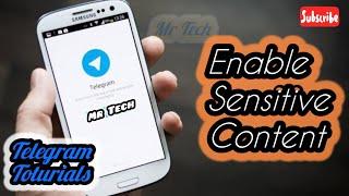 How to view / Enable Sensitive Content in Telegram | Full Guide