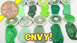 HUGE Collection Green Crazy Aaron's Putty Review