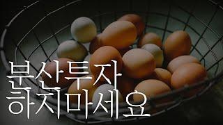 5개 종목 이상 투자하지 마세요. 분산투자와 ETF보다 집중투자를 추천하는 이유